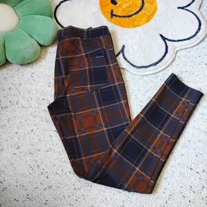 💙🤎🤍 sanctuary Dress pant, quadrilled desing, size M